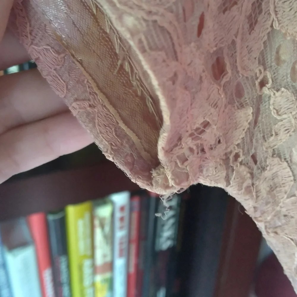 Vintage 1950's Dusty Pink Dress - Picture 6 of 6